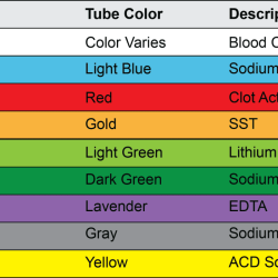 Phlebotomy order of draw and tube additives worksheet