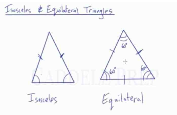 Lesson 4.2 properties of isosceles triangles answer key